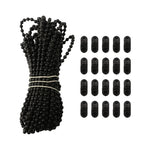 corde noires simple bricolage 10m set craft artisanal trame autoadhésive opaque