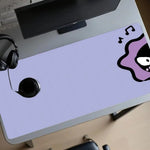 tapis souris violet dessin animé motifs musicaux moderne tapis gamer accessoire travail grande taille