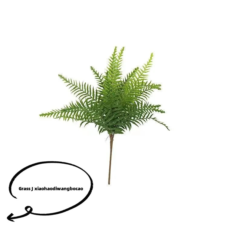 plantes artificielles soie vertes feuilles fines naturelles extérieur accrochées fêtes mariages