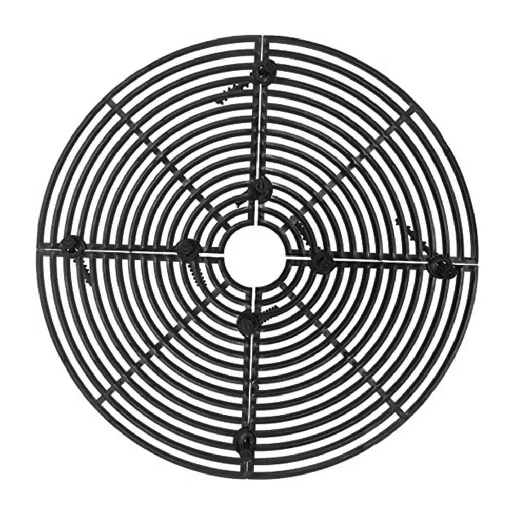 grille support plantes moderne noir marron clair 19cm 30cm 52cm rayonnant