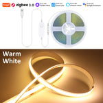 ruban led 320led/m zigbee controle app blanc blanc naturel blanc chaud moderne