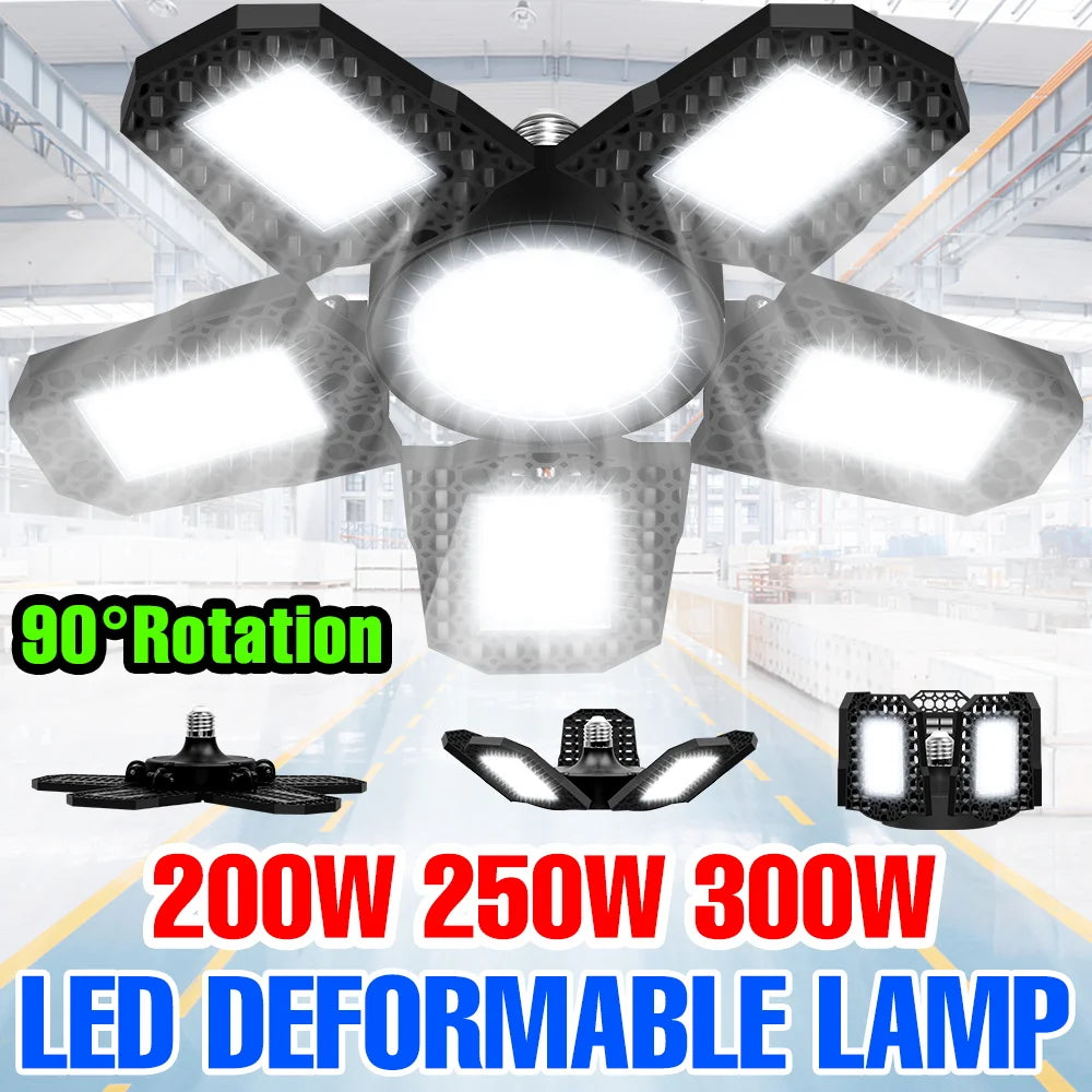 lampe led déformable noire grille hexagonale moderne e27 haute luminosité 20000h