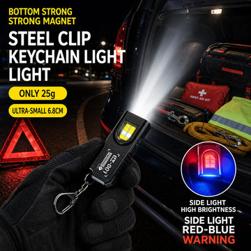 lampe torche rechargeable led usb étanche noire annneau métallique éclairage 100 200 metres moderne