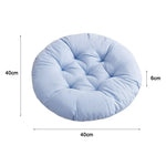 coussin rond épais couleur unie antidérapant tapis tatami doux polyester coton moderne toilette sieste