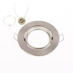 spots led noir blanc doré modernes clips vis round lisses