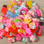 charms animaux mignons rose bleu vert orange bijoux adhésifs cartoon fashion