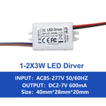 driver led blanc bleu moderne constant current 3w 30w 85 265v