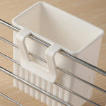 porte couverts blanc moderne clips drainage mur cuisine rangement blanc lisse plastique