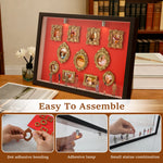 cadres photo miniatures ornementaux classiques statuettes clips lumineuses décoration intérieure vintage