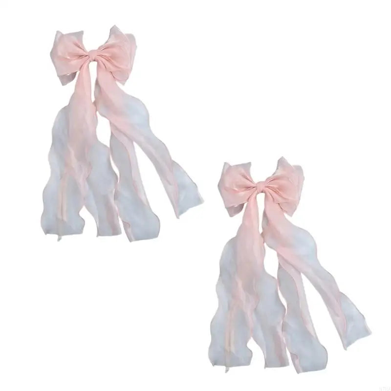 rubans décoratifs ondulés plissés élégants moderne rideaux bleu clair noir rose pâle