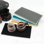 tapis bar silicone perforé moderne noir gris rose blanc perforations respectueux environnement
