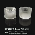 lentille led transparente moderne adhésive 1w 3w 5w 10pièces différentesangles hautepuissance