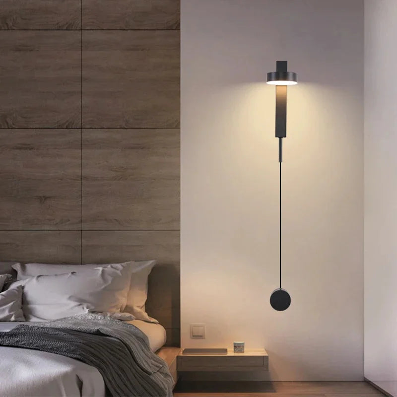 lampes murales modernes réglables noir doré led cuisine chambre salon