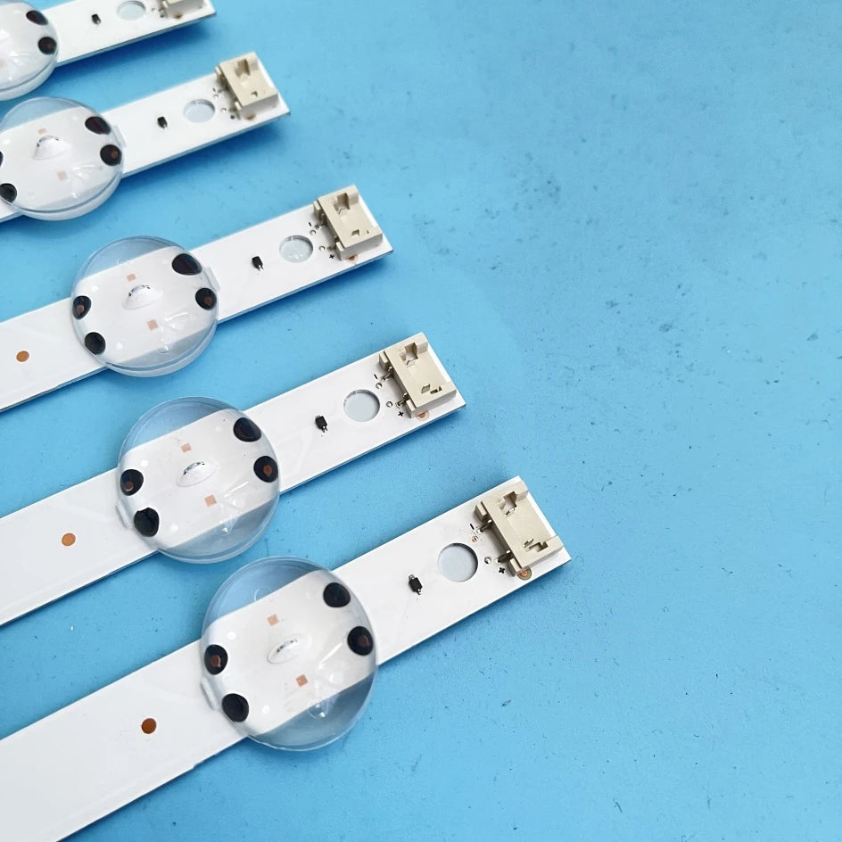 bandes led blanc moderne clips connecteurs 6v 715mm opaques lisses jiamen