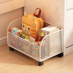panier roulettes blanc réutilisable respectueux environnement moderne maille utilisation multiple livres sacs dos collations