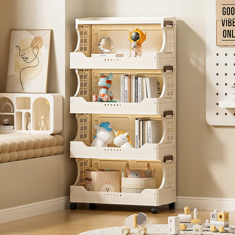 meuble rangement modulable boites bacs beige perforations moderne roulettes articles