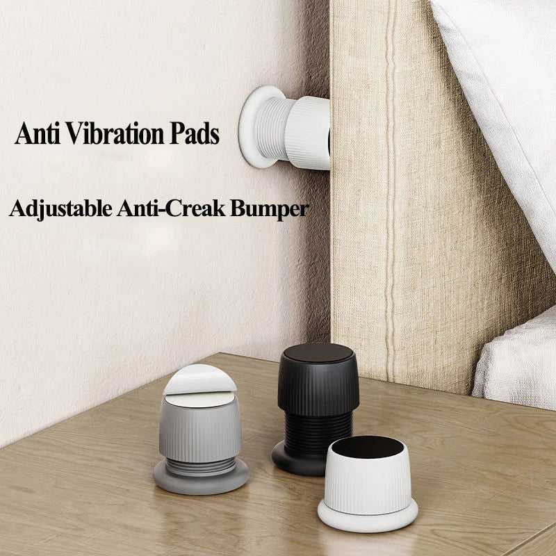 pieds ajustables anti vibration meubles adhésifs antidérapants blanc gris noir mousse moderne