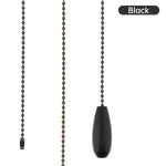 chaînes pull bois blanc brun noyer argent darkwood ventilateur lampe minimaliste