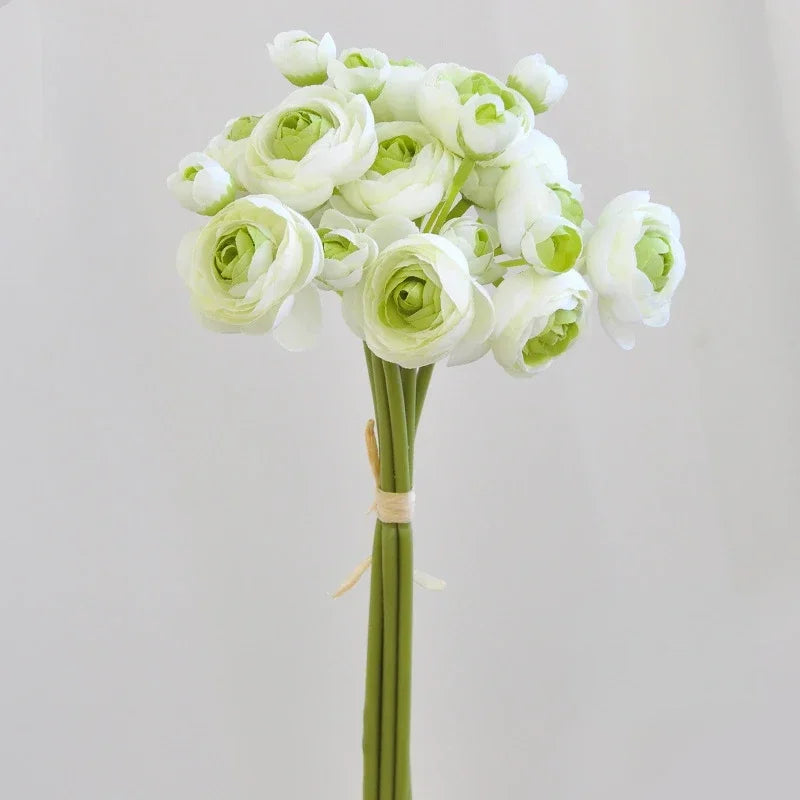 bouquet fleurs artificielles roses blanches vertes oranges intérieur moderne élégant anniversaire mariage