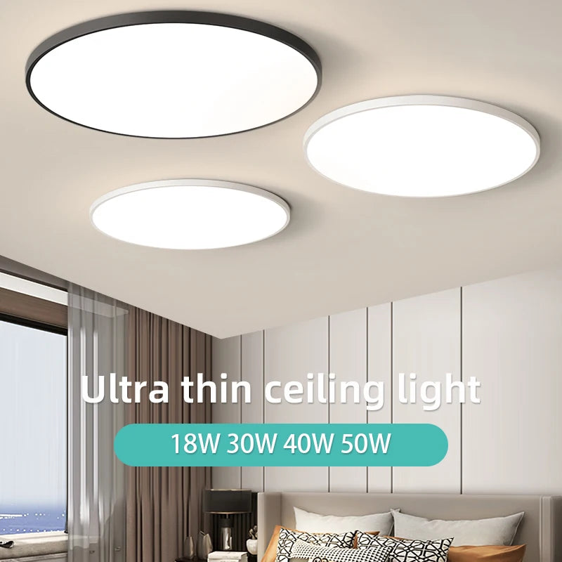 lampe led moderne noir blanc minimaliste surface interrupteur bouton éclairage intérieur chambre cuisine salon