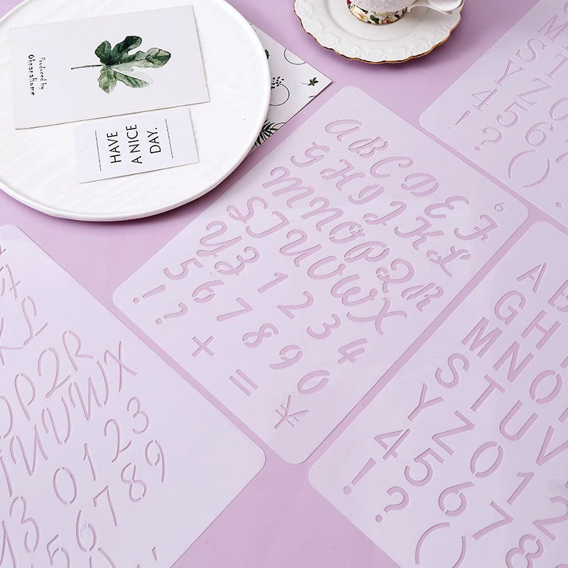 moule décoration gâteau alphabet numérique transparent lettres chiffres ponctuation respectueux environnement