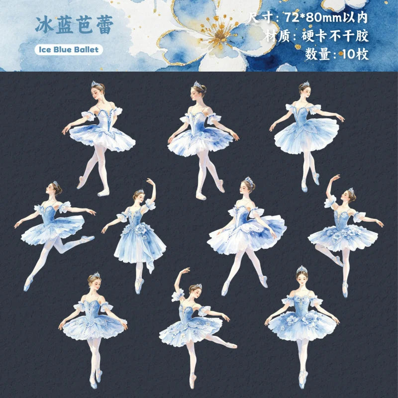 miniatures danseuses ballet tutus colorés coiffures élaborées clips scrapbooking diy