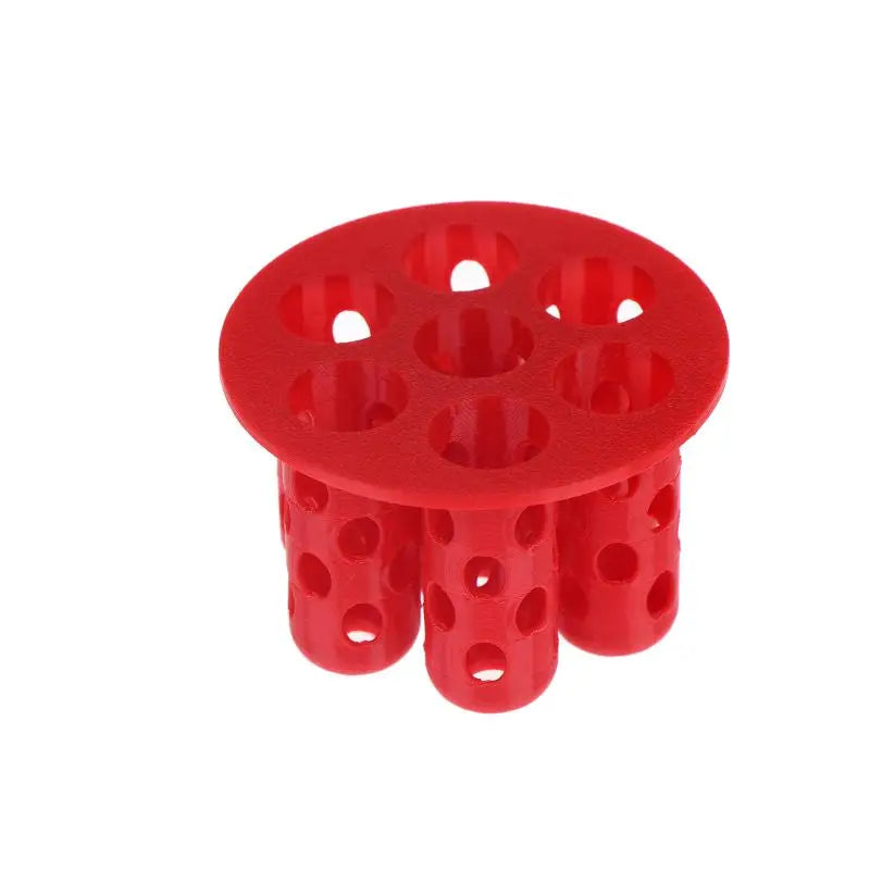 rouleaux cheveux modernes perforés adhésifs couleur rouge jaune vert noir rose bleu blanc pack