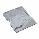 tapis protection moderne noir blanc motifs floraux poignées surface lisse qualité alimentaire durable
