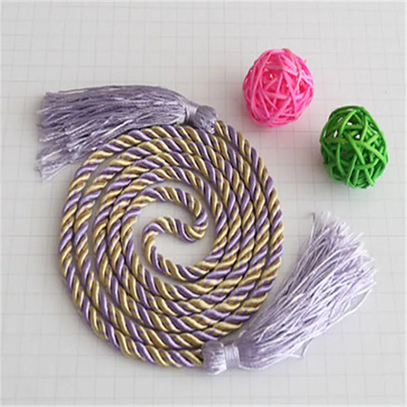 rideaux accessoires cordon pompons fibre naturelle animaux motifs fleurs pastorale