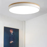 plafonnier led moderne gris bois rose jaune noir blanc minimaliste 27w 3sources