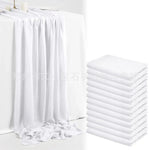 serviettes table uni moderne bleu clair vert pastel blanc rouge foncé rose pâle party