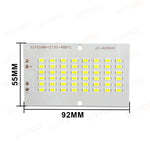 plaques led argentées 3w 3.2v 48 diodes industrielle technique rechargeable solaire blanc