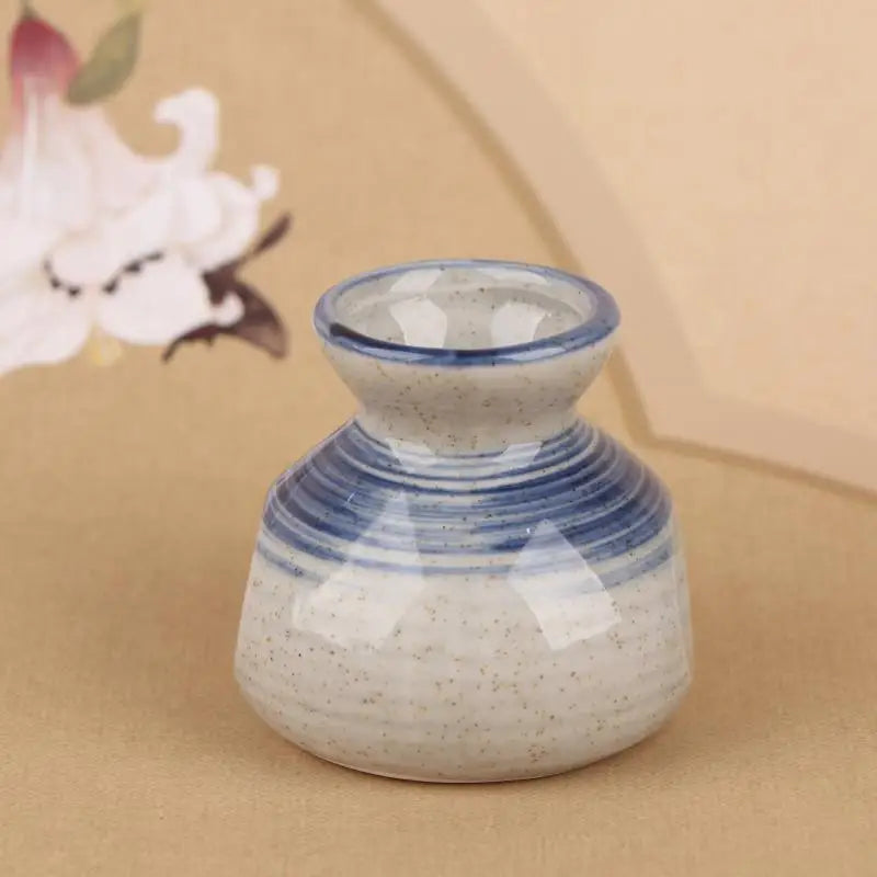 vases céramique artisanal poissons fleurs blanc bleu rouge vert