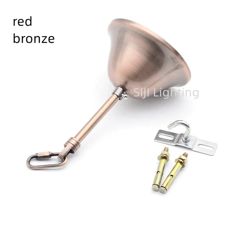 suspension moderne or rouge bronze noir vert bronze clips boulons