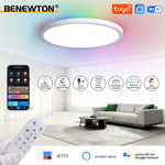 plafonnier led blanc moderne smart wifi rgb alexa app télécommandeControlEvents