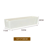 boîtes rangement tissu beige moderne opaques étroites longues sous lit chambre salon buanderie