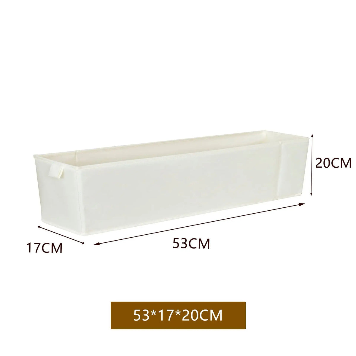 boîtes rangement tissu beige moderne opaques étroites longues sous lit chambre salon buanderie