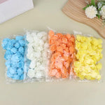fleurs artificielles roses multicolores décoration maison fête 50 pièces branche polyester DIY