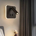 lampe murale moderne blanc mat orientable cuisine chambre coucher étude entree