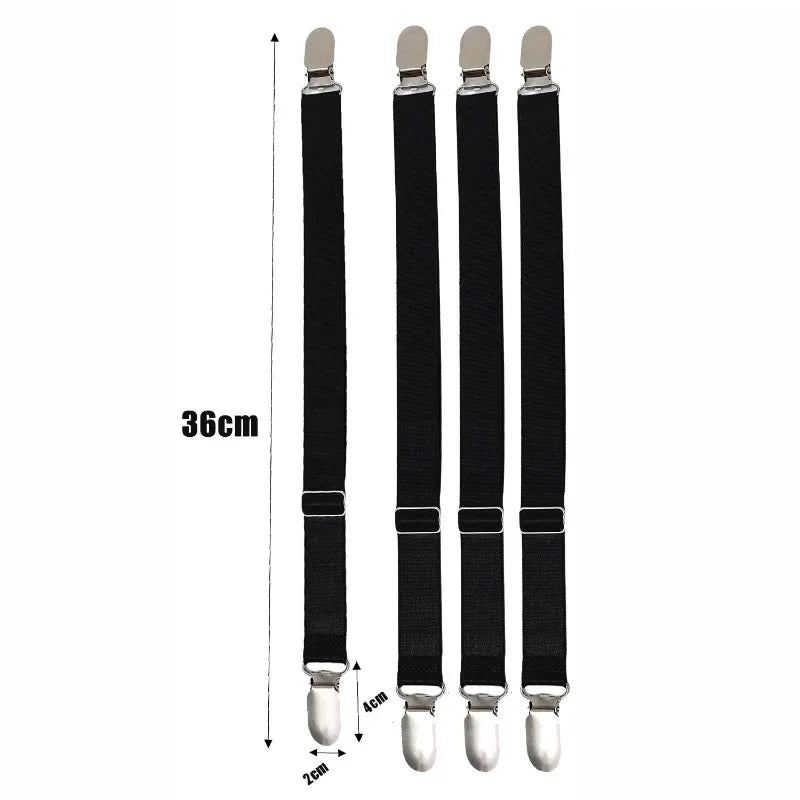 attaches lit clips métalliques couleur noir blanc beige pack 10pcs fixations housse matelas