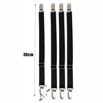 attaches lit clips métalliques couleur noir blanc beige pack 10pcs fixations housse matelas