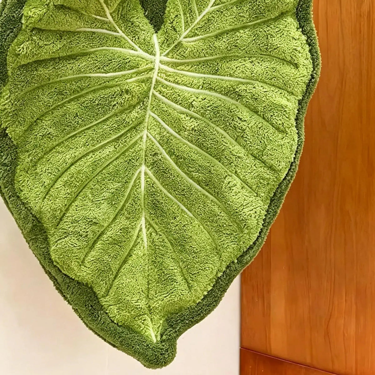 serviettes cuisine absorbantes vert feuille imprimée texturées maison adultes