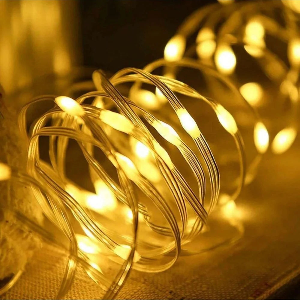 guirlande lumineuse solaire 100m 800led multicolor télécommande modes festif extérieur