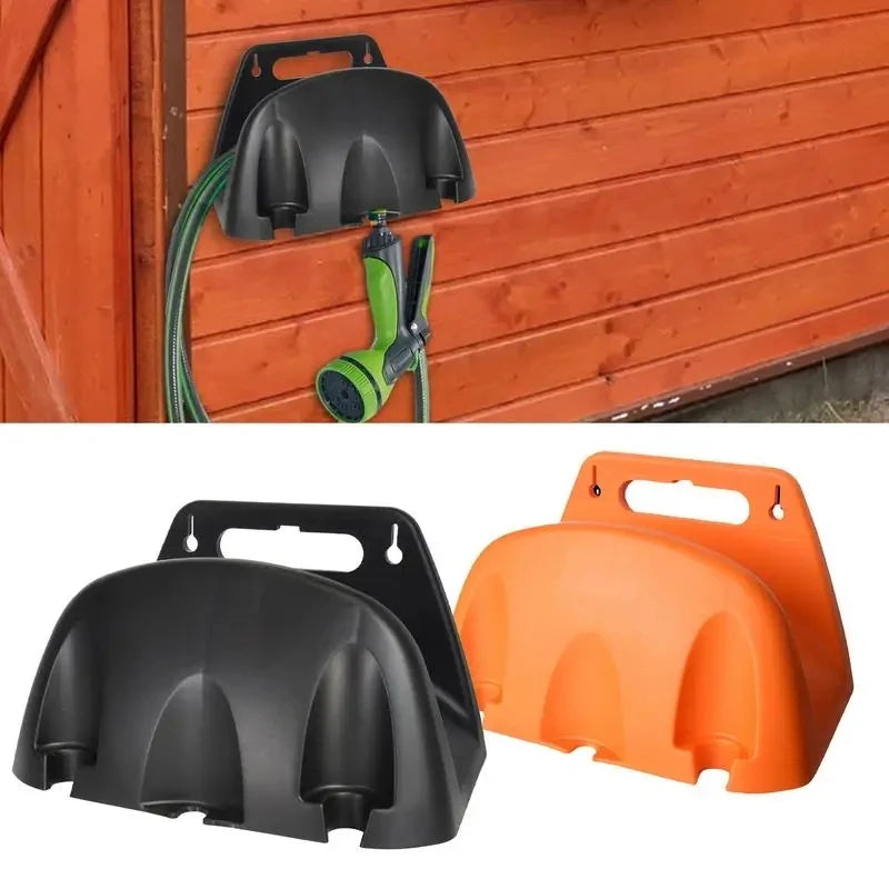 support mural réutilisable tuyau arrosage pistolet eau raccords respectueux environnement noir orange bleu turquoise