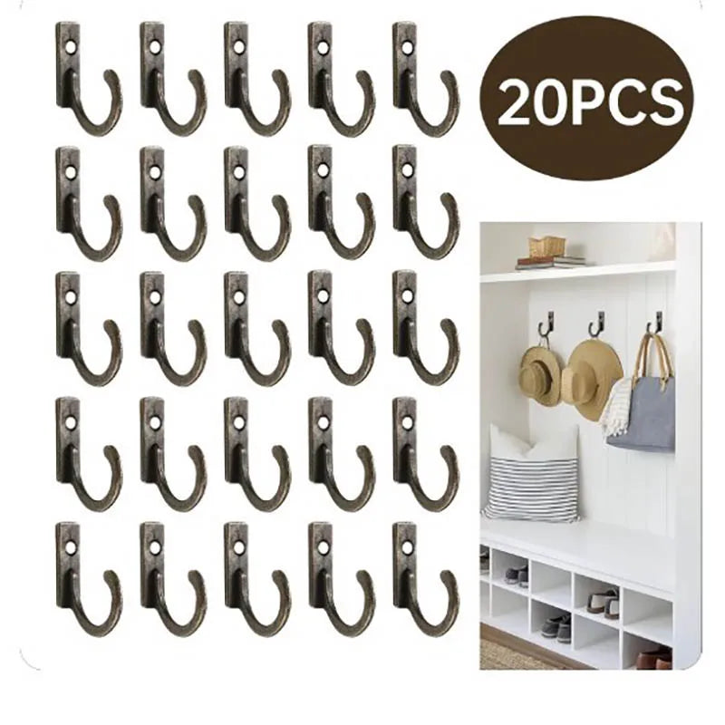 crochet mural moderne bronze vis 10pcs 20pcs 50pcs lisse opaque maison décoration