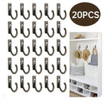 crochet mural moderne bronze vis 10pcs 20pcs 50pcs lisse opaque maison décoration