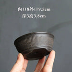 petit pot fleurs argile gris beige chinois artisanal maison