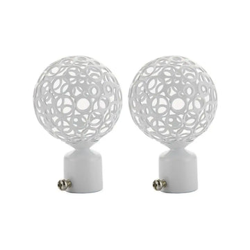 boules rideau moderne perforées noir blanc accessoires voilures fixations différentes tailles inclusées