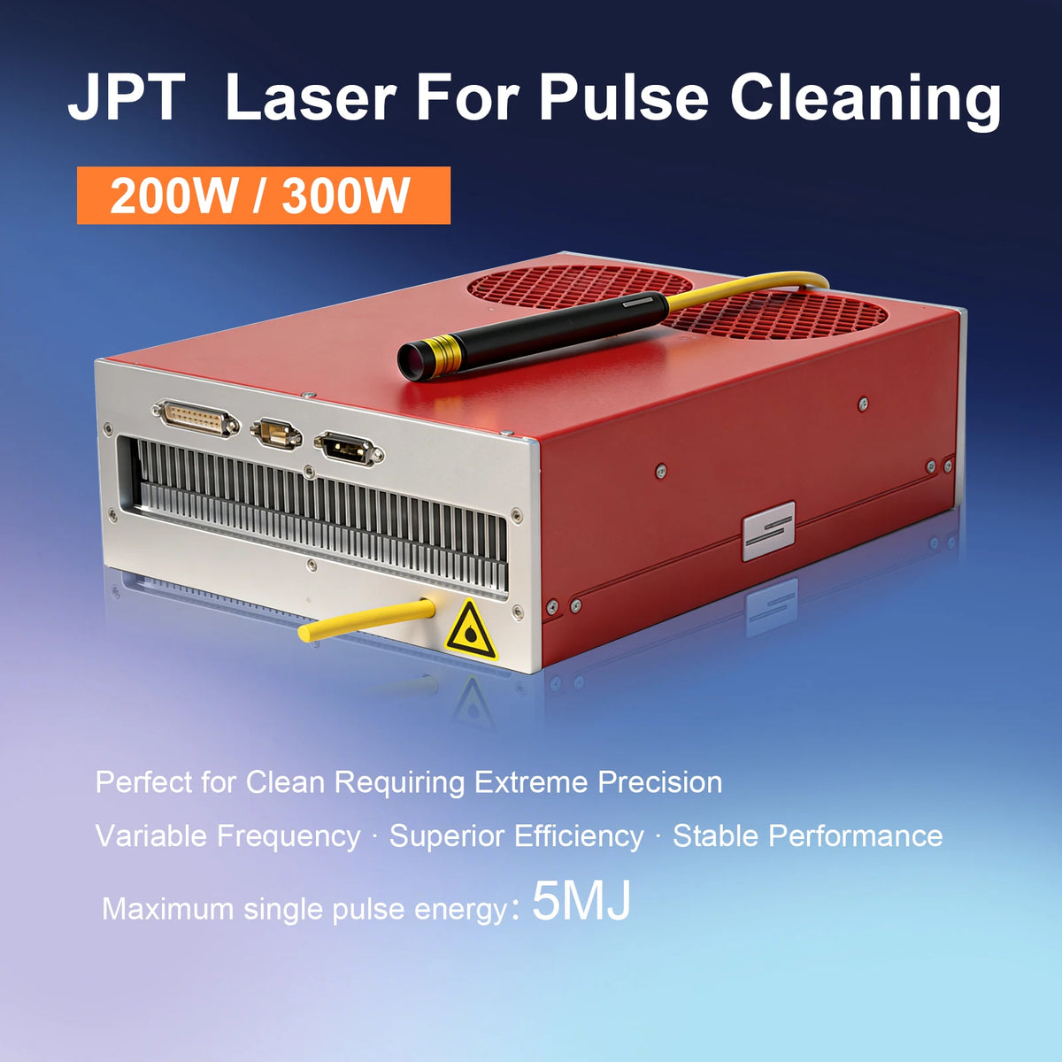 nettoyage laser pulsé machine industrielle écran tactile fibre laser rouille bois métal