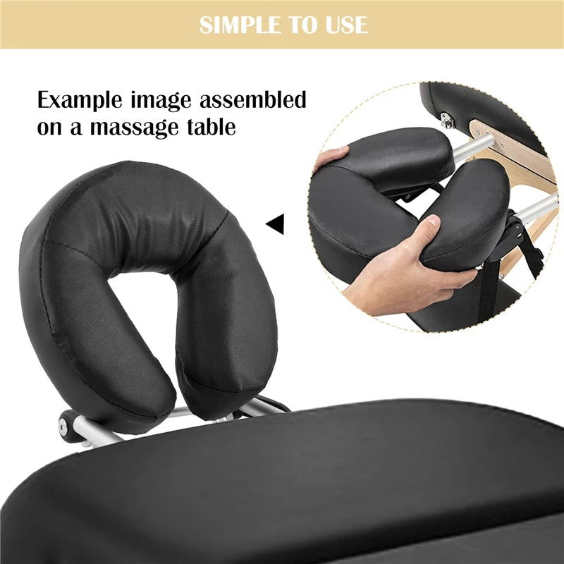 coussin massage simili cuir noir confortable clips fixation sans electricité